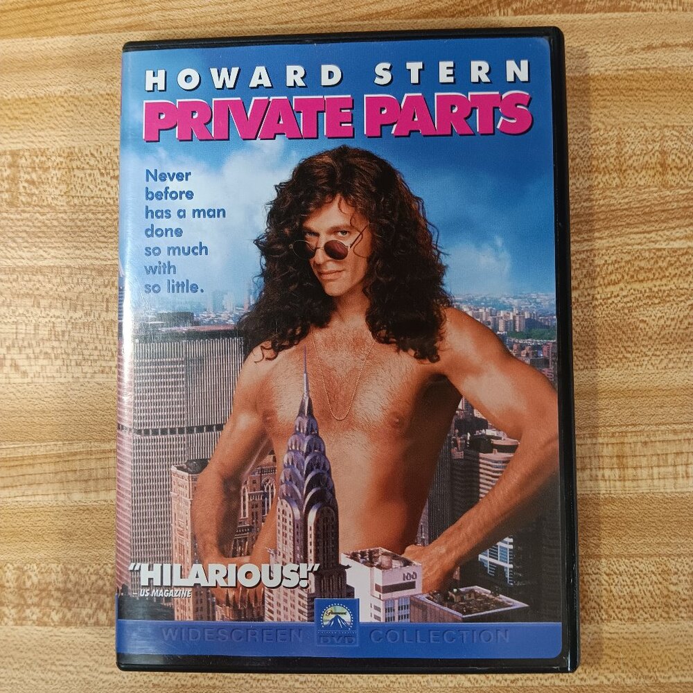 Private Parts 1997 DVD Betty Thomas Howard Stern Radio Drama Comedy 90s Cult VTG
